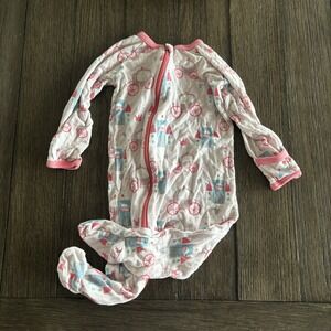 Bestaroo Girls Modal Pajamas 6-9 Months‎ Zip up Romper